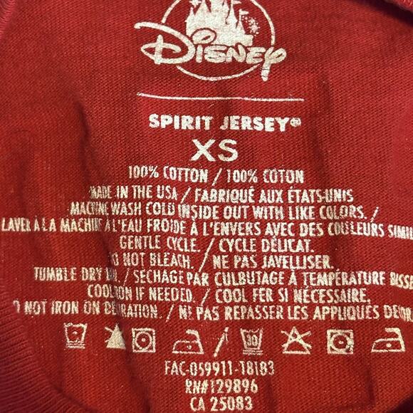 Walt Disney World Spirit Jersey Mickey Mouse Merry Christmas Unisex Size Small - Picture 8 of 8
